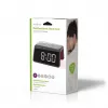 WCACQ30BK, despertador digital, retangular, preto, acrilonitrilo-butadieno-estireno (ABS)
