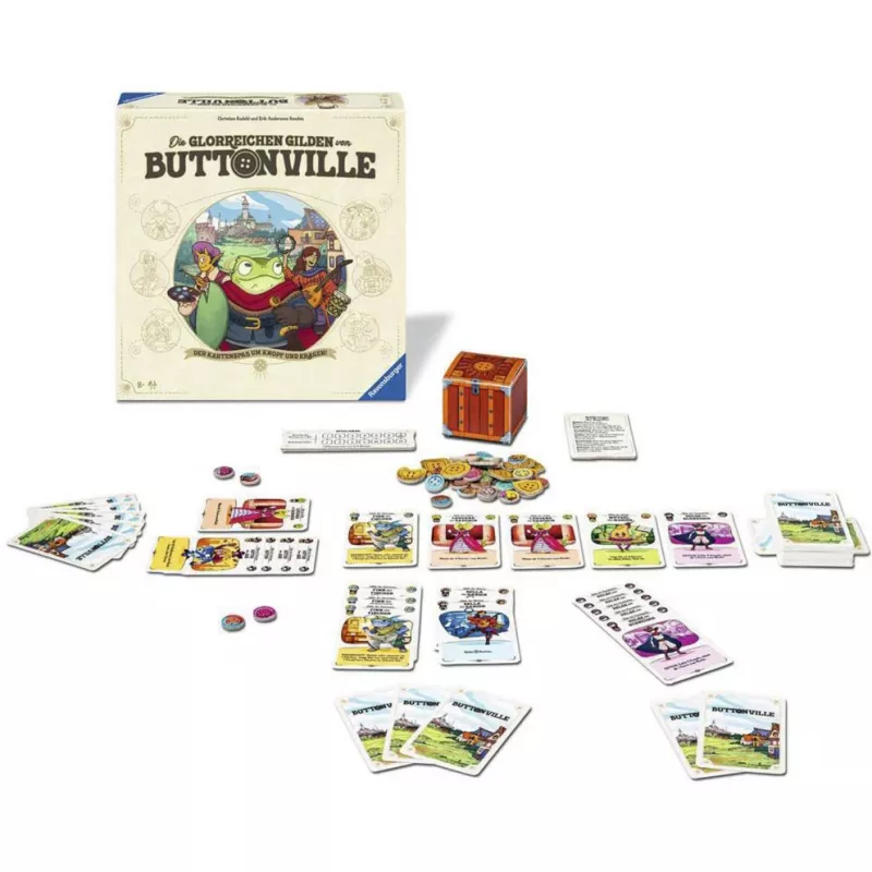 The Glorious Guilds of Buttonville, jogo de cartas