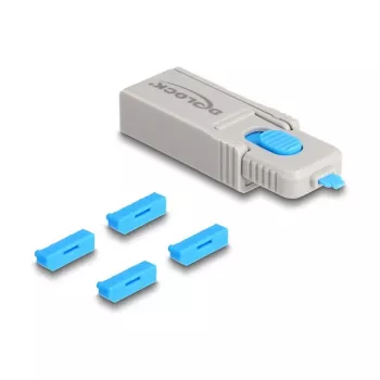 Bloqueador de portas DeLOCK 20927 DisplayPort 4 unid. + ferramenta de bloqueio