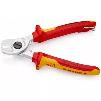 Alicate de cravar Knipex 95 16 165 T ferramenta de cravar preto, amarelo