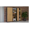 Estante de livros Topeshop OLIV 2D ANT/ART KPL
