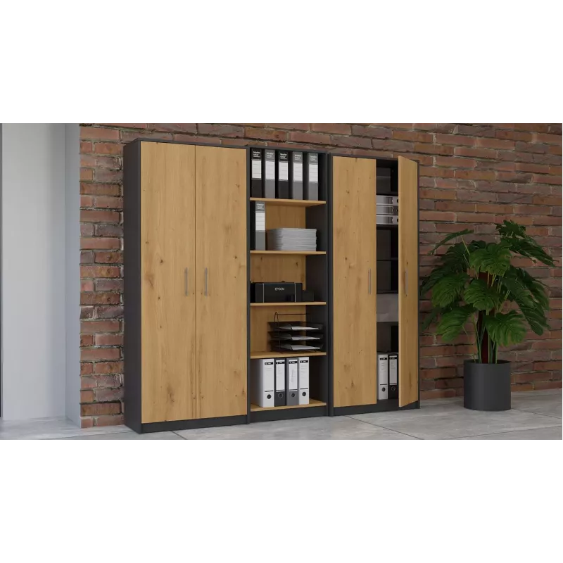 Estante de livros Topeshop OLIV 2D ANT/ART KPL