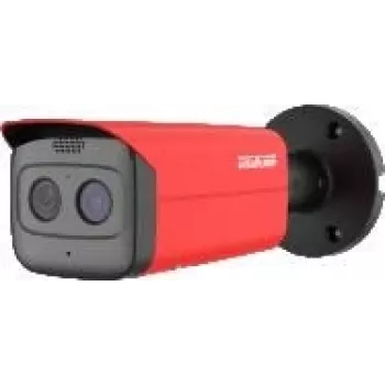 Câmara térmica IP DAHUA Wisualarm HY-FT431LDP-TD1F4-MB, câmara de rede de imagem térmica para vigilância baseada em temperatura