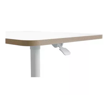 Tampo de secretária Leitz 65360001 quadrado alumínio branco 600x800x750mm