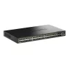 Switch D-Link 52 portas Gigabit Stackable PoE+ Smart Managed com 4 portas 10G SFP+