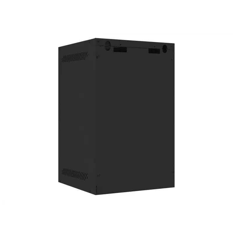Lanberg WF10-2309-00B armário rack de parede de 10" 9U, 280x310x469 mm, porta metálica, flat pack, carga 20 kg, IP20, preto