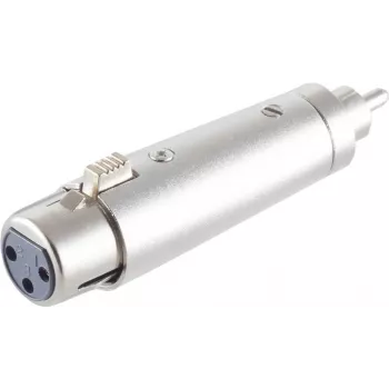Cabo adaptador XLR para RCA ShiverPeaks BS55061 — conector fêmea XLR para ficha RCA, conector de áudio