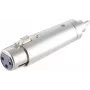 Cabo adaptador XLR para RCA ShiverPeaks BS55061 — conector fêmea XLR para ficha RCA, conector de áudio