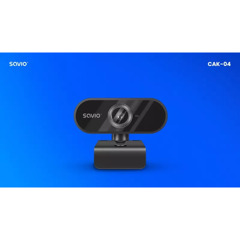 Webcam Savio CAK-04 720 MP 1280 x 720 píxeis USB preto