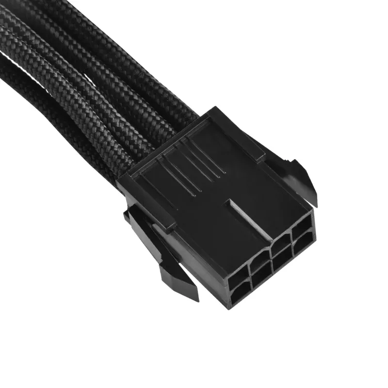 SilverStone SST-PP07-EPS8B cabo de extensão de EPS de 8 pinos para ATX/EPS de 4+4 pinos, 0,3 m, preto