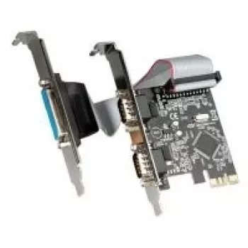 Placa PCI-Express VALUE, 2x série RS232, D-Sub 9, 1x paralela EPP/ECP (15.99.2116)