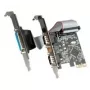 Placa PCI-Express VALUE, 2x série RS232, D-Sub 9, 1x paralela EPP/ECP (15.99.2116)
