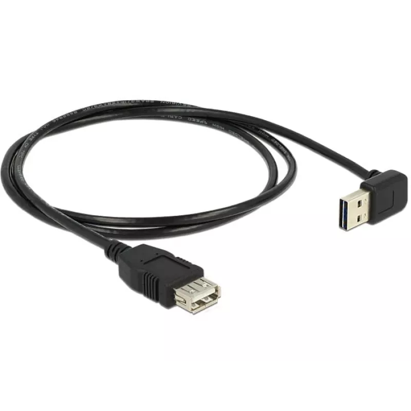 Cabo USB DeLOCK 1 m USB 2.0-A para USB 2.0-A preto