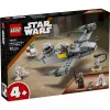LEGO Star Wars Conjunto 75410 Modelo N-1 Starfighter com 92 peças, minifiguras Mando e Grogu