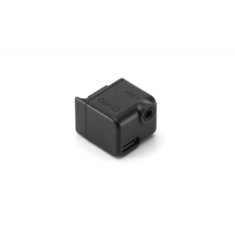 Adaptador de microfone para câmara DJI Osmo Action, adaptador de áudio de 3,5 mm