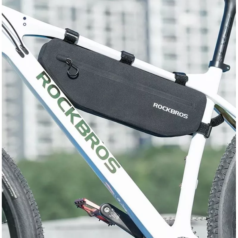 Rockbros AS-043 bolsa de bicicleta para quadro 3l preto