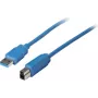 Cabo USB Type-A para B ShiverPeaks 3.0 (modelo 77030) — ligação de dados e dispositivos