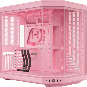 Caixa de computador Hyte Y70 ATX Strawberry Milk