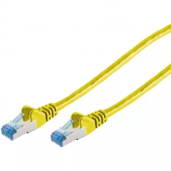Cabo de rede S/CONN 75711-0.25Y amarelo 0,25 m Cat6a S/FTP