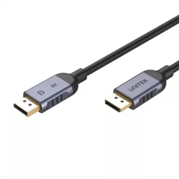 Cabo DisplayPort UNITEK C1628GY01-1M preto, cinzento