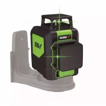Nivelador laser Dedra MC0906 2D raio verde, alcance 20 m