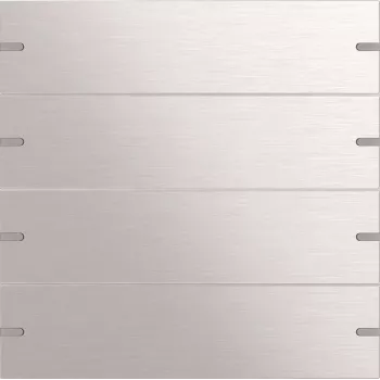 Conjunto de teclas Gira 4 tomadas sensor tátil 4 TS4 alumínio 502417 (502417)