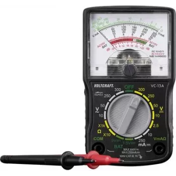 VOLTCRAFT VC-13A multímetro manual analógico CAT III 300 V (VC-13A)