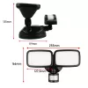 Aplique de parede LED MACLEAN MCE524 com detetor de movimento PIR, modelo MCE524 B