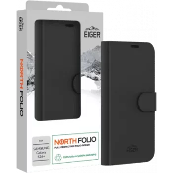 Eiger North Folio capa Galaxy S26+ preto