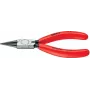 Alicate de bico redondo para eletrónica e mecânica de precisão Knipex 37 41 125 reto 125 mm