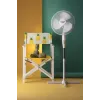 Adler | AD 7305 | Ventilador de pé | Branco | Diâmetro 40 cm | Número de velocidades 3 | Oscilação | 45 W