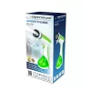 Esperanza Velure EHI008 vaporizador de roupa de mão, 1400 W, depósito de água de 0,22 L, vapor de 20 g/min, cabo de 1,6 m, verde/branco