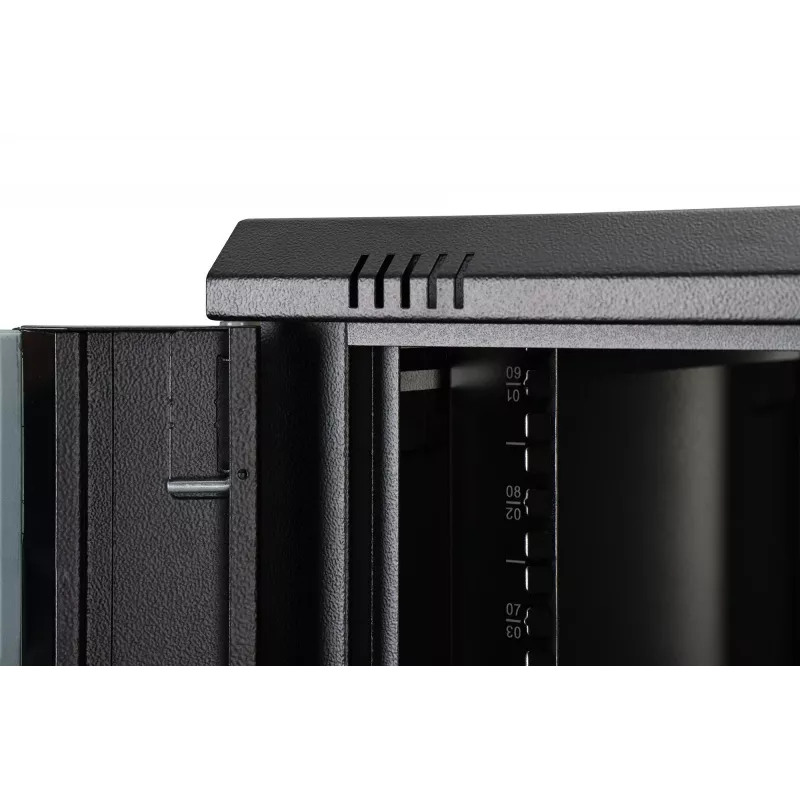 Armário de rede para montagem na parede DIGITUS Dynamic-N 9HE 19 polegadas 600x600 mm, IP20, fechadura com chave, não montado