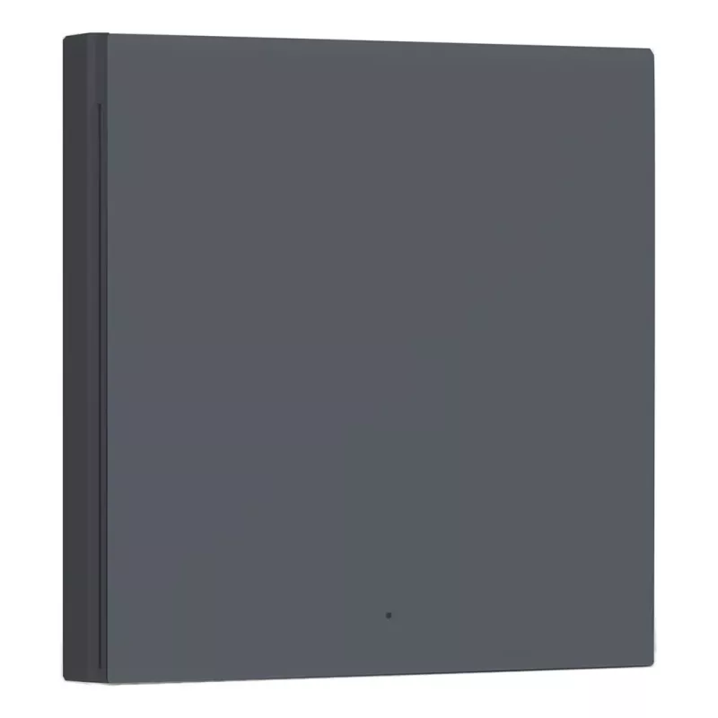 Interruptor de parede inteligente AQARA Smart H1 EU (sem neutro, tecla simples) (WS-EUK01-G), cinzento - interruptor de parede Zigbee com relé