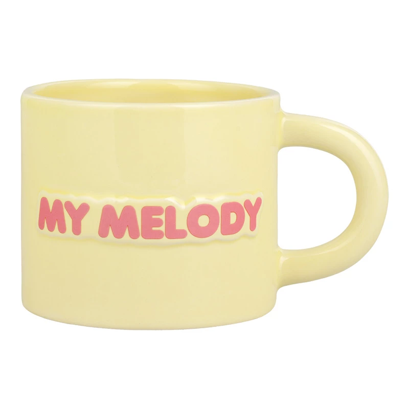 Caneca Paladone Hello Kitty My Melody em relevo