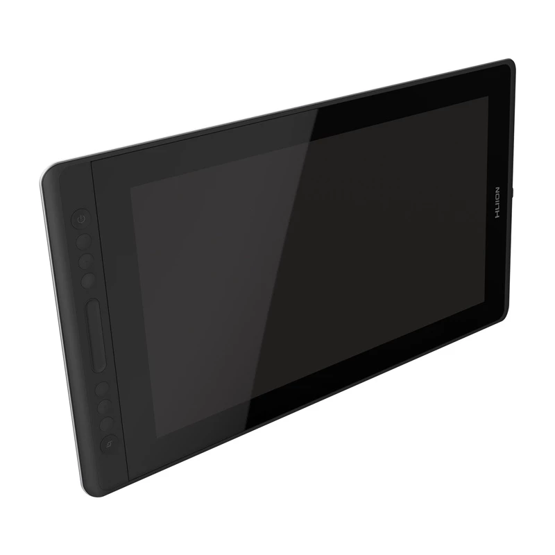 HUION Kamvas Pro 16 GT156 tablet gráfico com ecrã, IPS de 15,6 polegadas, 1920×1080, área de trabalho 344,16×193,59 mm, 8192 níveis de pressão, 5080 lpi, USB, preto