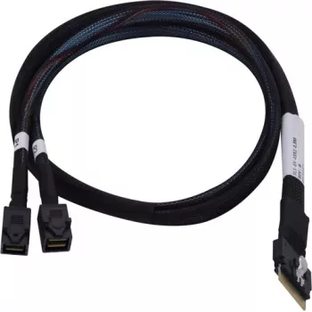 Cabo SAS Microchip Technology 2304900-R 0,8m SlimSAS MiniSAS HD