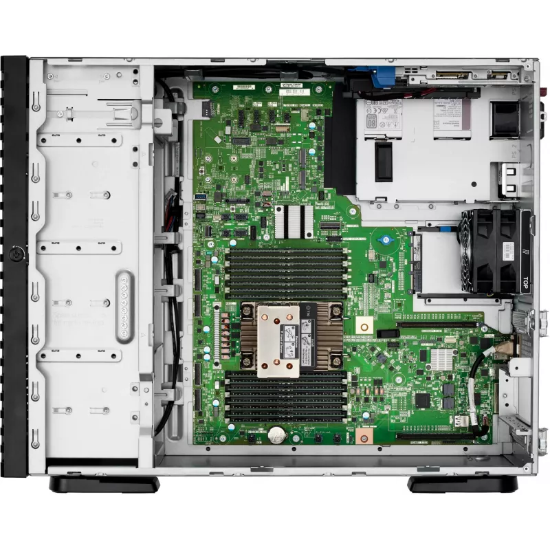 HPE ProLiant ML110 Gen11 P71647-425 servidor torre, Intel Xeon Bronze 3508U 2,1 GHz 8 núcleos, 32 GB de RAM DDR5, 2x HDD SATA de 2 TB, 4x baias LFF de 3,5" hot-swap, 2x fonte de alimentação de 1000 W