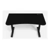 Secretária gaming Arozzi Arena Medium ARENA-MEDIUM-PBK, 140 x 75,5 cm, tapete de microfibra em toda a superfície, Pure Black