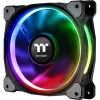 Ventoinha para radiador Thermaltake Riing Plus 14 LED RGB TT Premium Edition CL-F056-PL14SW-A, 140 mm, pack de 3 com controlador, preto