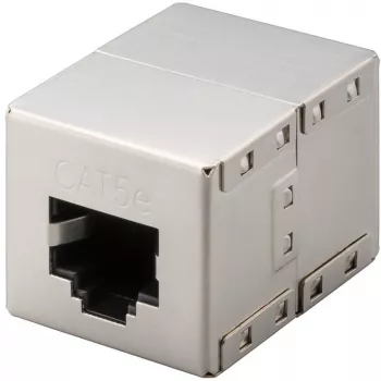 Conector/ficha de rede Goobay Wentronic CAT 5e RJ45 – redes até 100 MHz, blindado (15027)