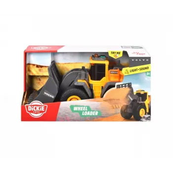 Dickie Toys Volvo pá carregadora com luz e som (203723006)