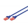 Cabo de rede RJ45 Digitus DK-1612-030/B patch cable CAT 6 U/UTP B