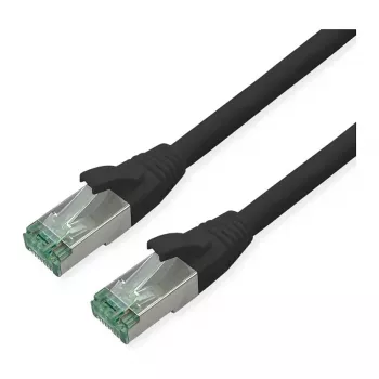 Cabo de rede ROLINE RM S/FTP Cat6A/Cl.EA TPE preto 20m - FTP - PIMF (21.45.3259)