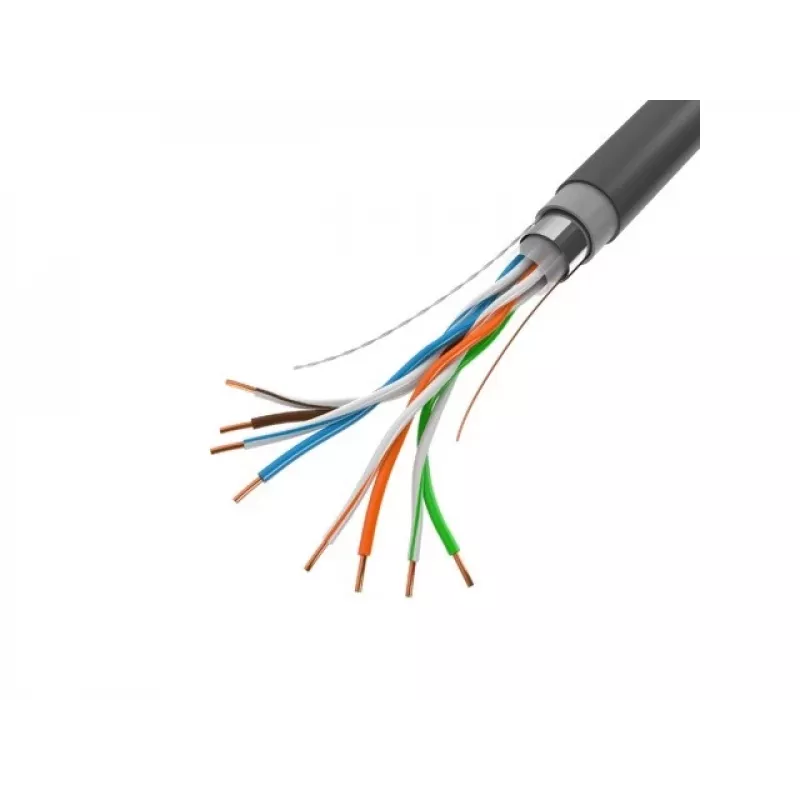 Lanberg LCF5-21CU-0305-BK cabo de instalação Cat5e F/UTP para exterior, cobre maciço, 305 m, preto