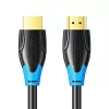 Cabo HDMI Vention AACBN 15 m, HDMI Type-A para Type-A, HDMI 2.0, 18 Gbit/s, ARC, contactos dourados, preto