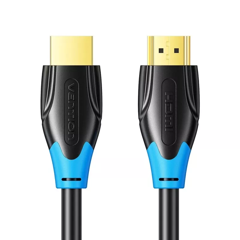 Cabo HDMI Vention AACBN 15 m, HDMI Type-A para Type-A, HDMI 2.0, 18 Gbit/s, ARC, contactos dourados, preto