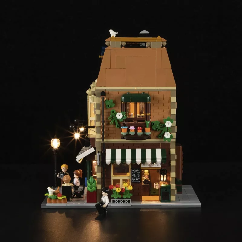 Lumibricks Buch-Café, brinquedo de construção
