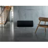 Aquecedor elétrico Mill Invisible Smart WiFi Heater 1300W para divisões até 19 m² preto IPX4