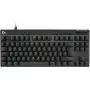 Logitech G PRO X RAPID - Teclado - TKL - retroiluminação - USB - QWERTZ - alemão - interruptores: lineares - preto (920-013228)